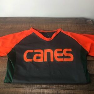 University of Miami youth medium shirt